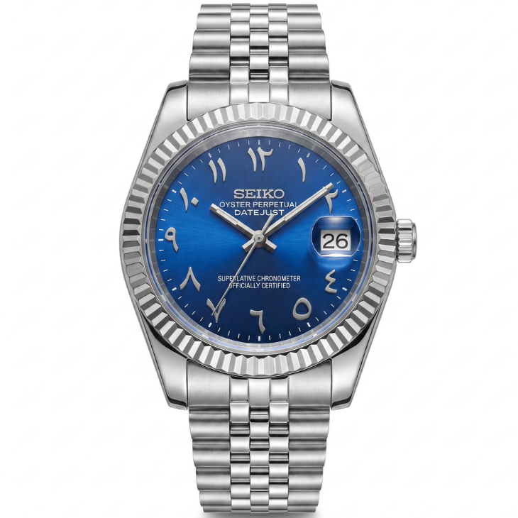 Seiko Datejust Blue Arabic Dial