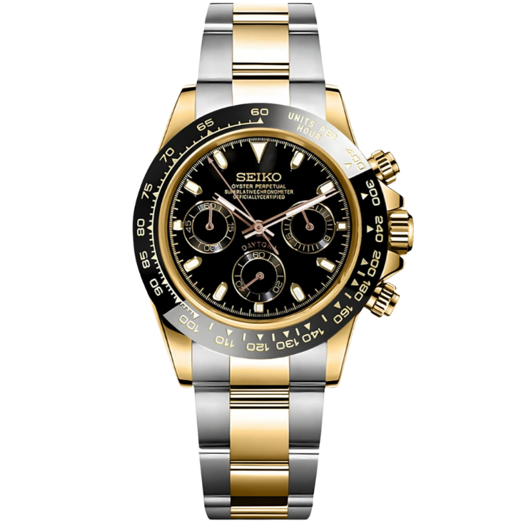 SEIKO DAYTONA MOD | Onyx Gold