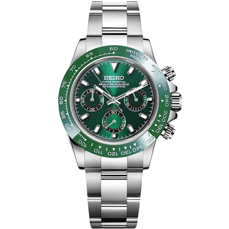 SEIKO DAYTONA MOD | Verde Steel