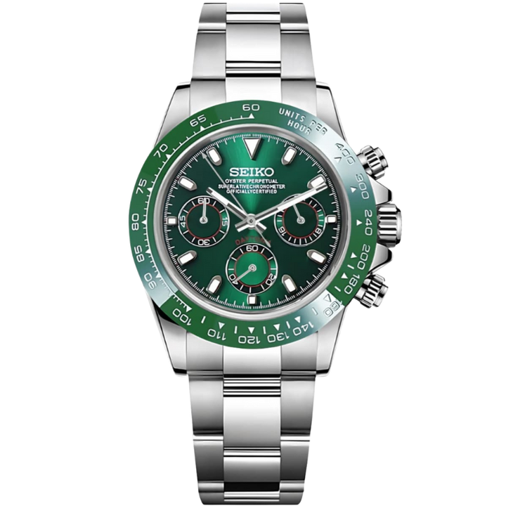 SEIKO DAYTONA MOD | Verde Steel
