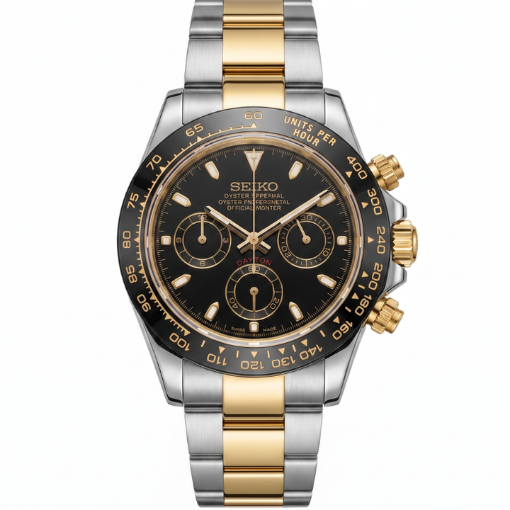 Seiko Daytona Onyx Gold
