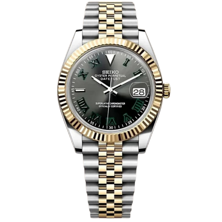 SEIKO DATEJUST MOD | WIMBLEDON TWO TONE