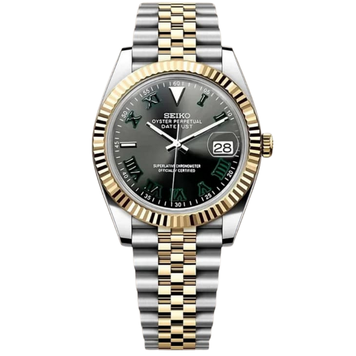 SEIKO DATEJUST MOD | WIMBLEDON TWO TONE