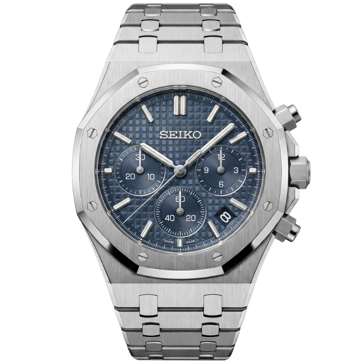 SEIKO ROYAL OAK MOD | Marineblauw