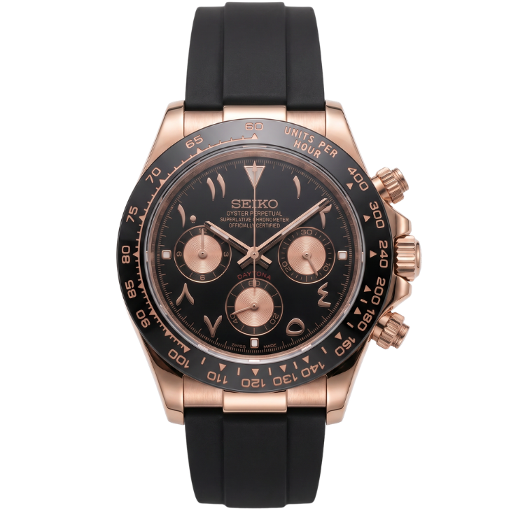 Seiko Daytona Rose Gold Arabic Dial