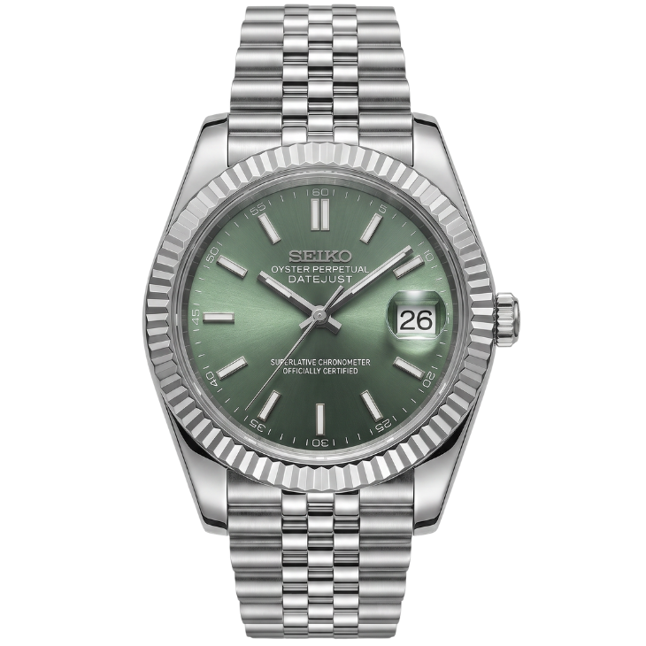 Seiko Datejust Soft Green
