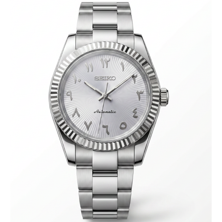 Seiko Datejust White Arabic Dial