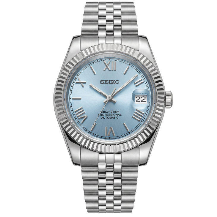 Seiko Datejust Roman Light Blue
