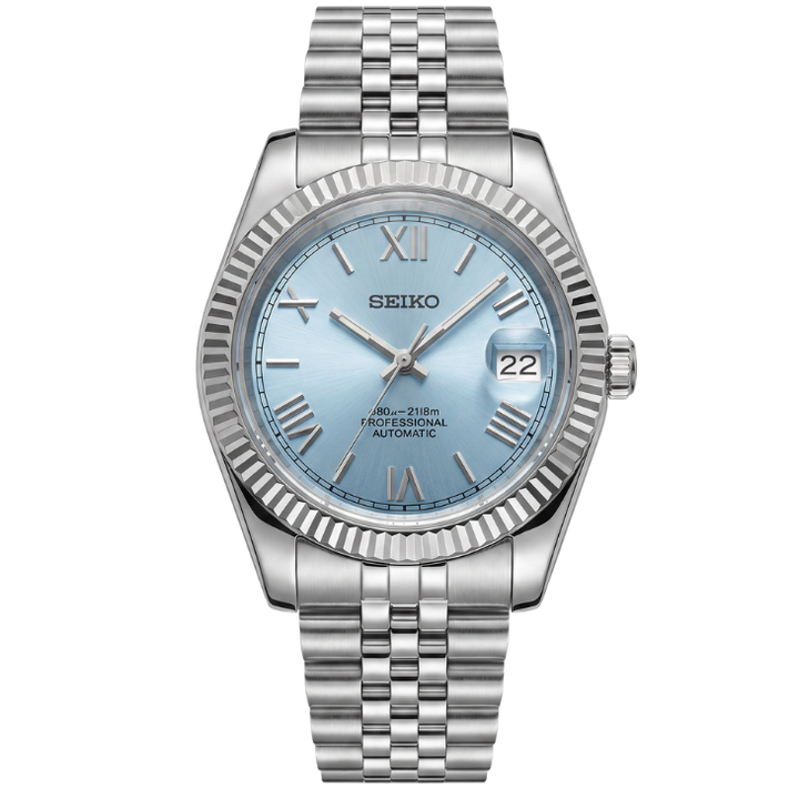 Seiko Datejust Roman Light Blue