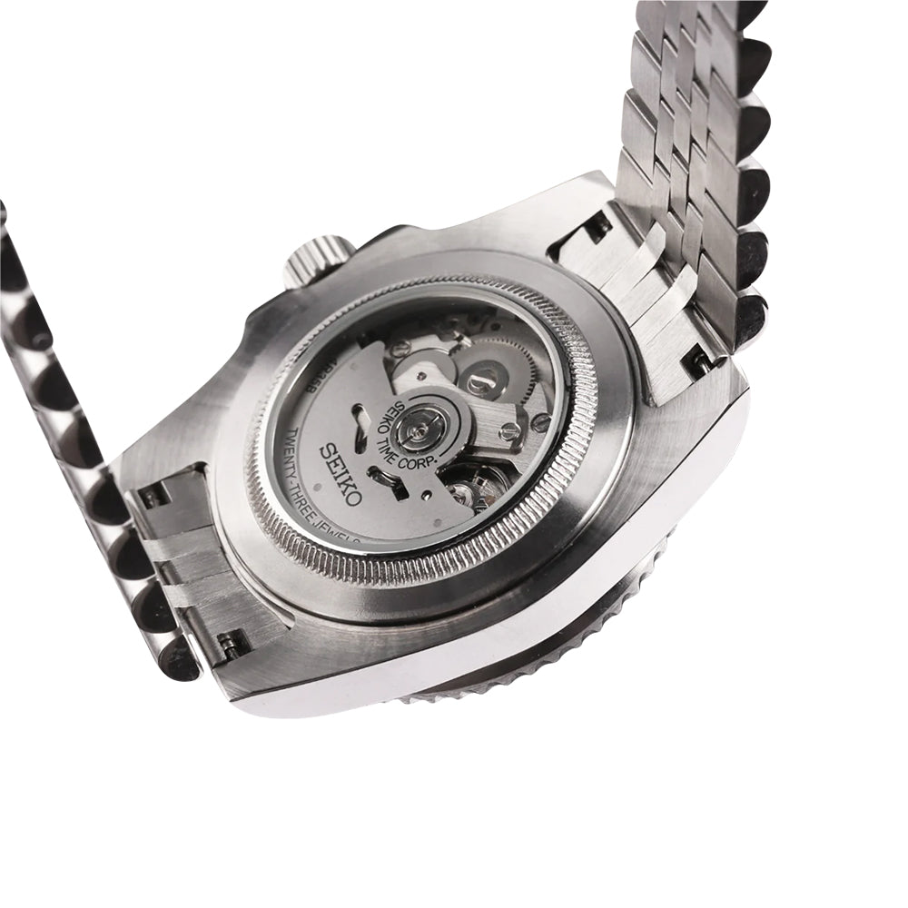 SEIKO DATEJUST MOD | ZWARTE WIJZERPLAAT MET ARABISCHE LETTERS