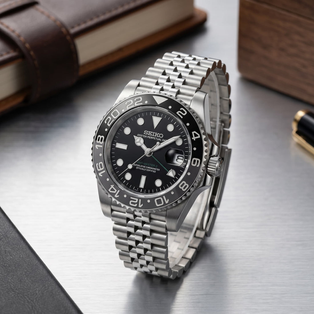 Seiko GMT Bruce Wayne
