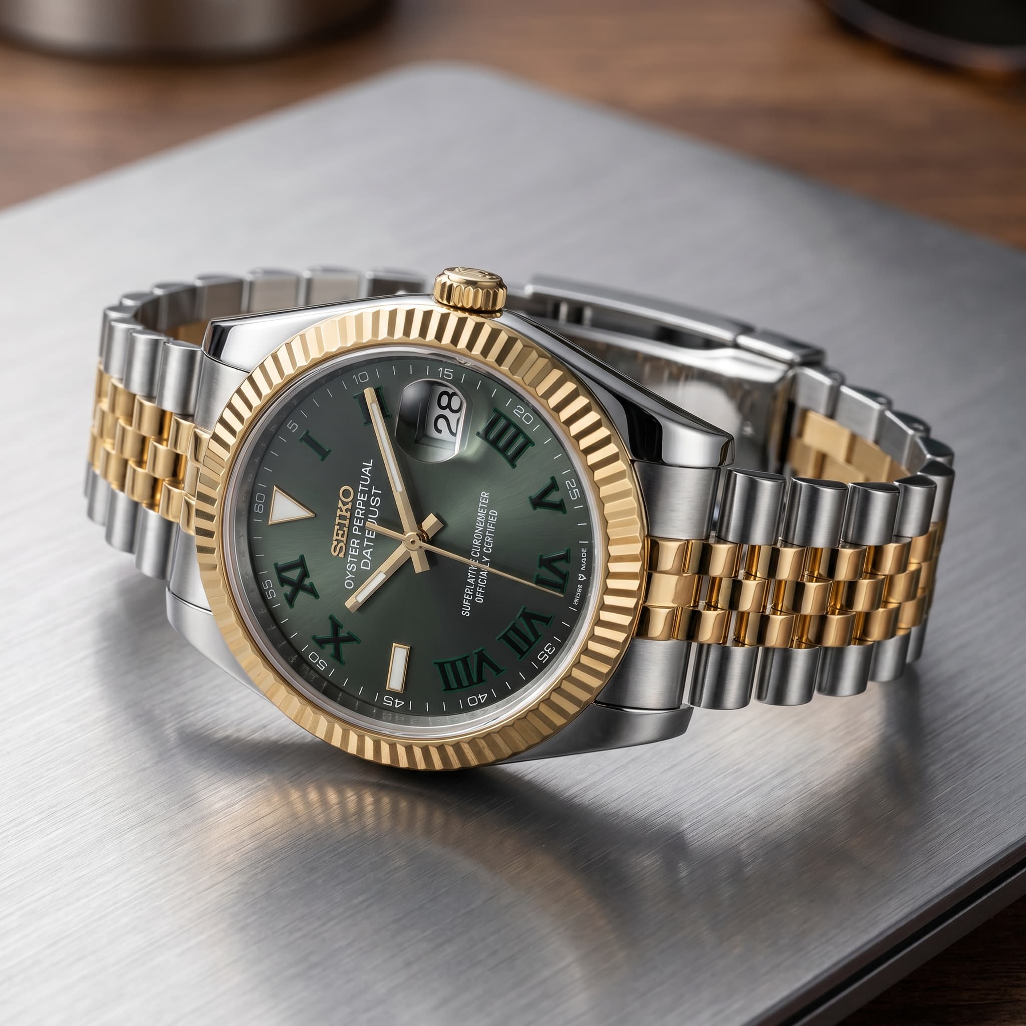 Seiko Datejust Wimbledon Two-Tone