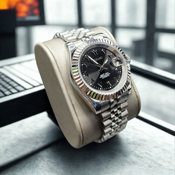 SEIKO DATEJUST MOD | BLACK ARABIC DIAL