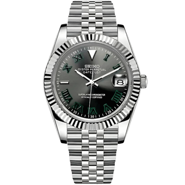 SEIKO DATEJUST MOD | GREY WIMBLEDON