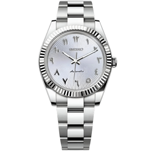 SEIKO DATEJUST MOD | WHITE ARABIC DIAL