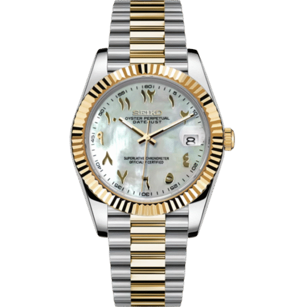 SEIKO DATEJUST MOD | GOLD TWO TONE