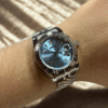 SEIKO DATEJUST MOD | ROMAN LIGHT BLUE