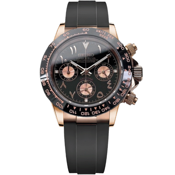 SEIKO DAYTONA MOD | ROSE GOLD ARABIC DIAL