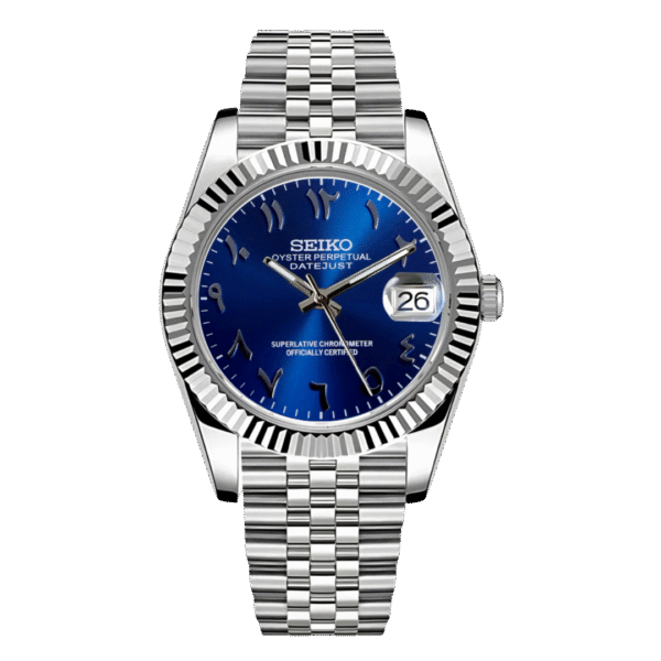 SEIKO DATEJUST MOD | BLUE ARABIC DIAL